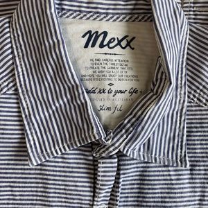 HOST PICK | Mexx | Striped Blue Dress Shirt Top